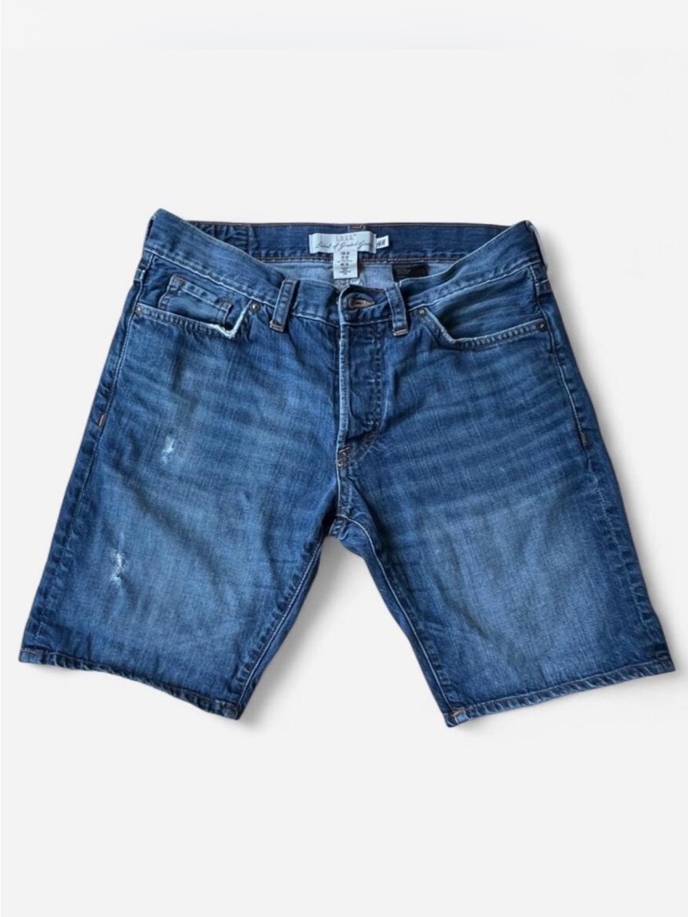Men's Blue Denim Jean Shorts - Classic Casual Cut